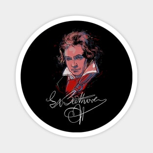 Ludwig van Beethoven, Classical Music-Piano Magnet